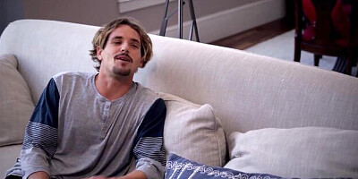 Blind fold action with tender Tyler Nixon and Kenzie Reeves from MissaX