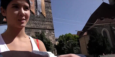 Czech teen gets money for sex while her BF watches