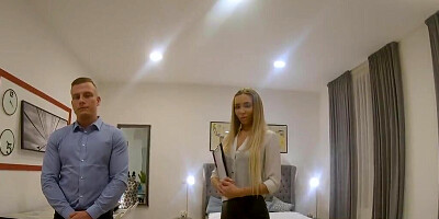 Hot Belarusian Polina Max gets fucked in front of hubby