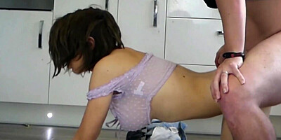 Girl masturbates to stepfather nailing his stepdaughter