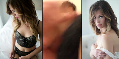 Seductive wife actively masturbates for amateur camera