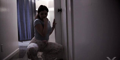 Enticing Chad White and Leana Lovings at cumshot dirt