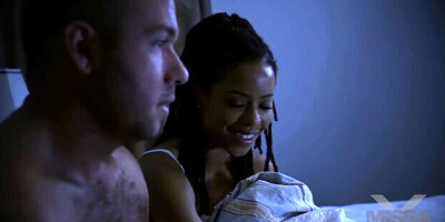 Small tits action with winning Chad White and Kira Noir from MissaX