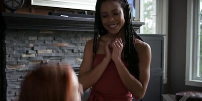 Small tits action with winning Chad White and Kira Noir from MissaX