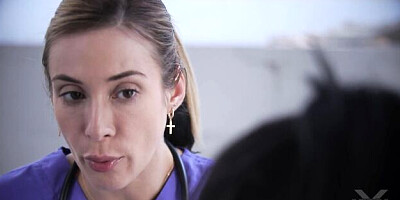 Blonde smut with luring Aiden Ashley and Ryan Mclane from MissaX