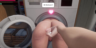 Complete Gameplay - Stepmom got stuck in the Washing Machine