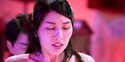 Chinese girl with huge tits shows what she can do to cock