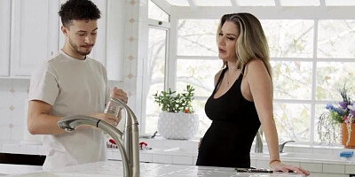 REALITY JUNKIES - Kayla Paige Complains To Her Stepson About His Dad While He Licks Her Asshole