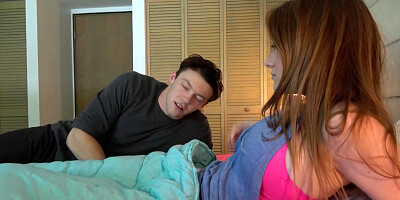 Curious Stepsis Experiments wt College Stepbro's Cock - Melody Marks - MyPervyFamily