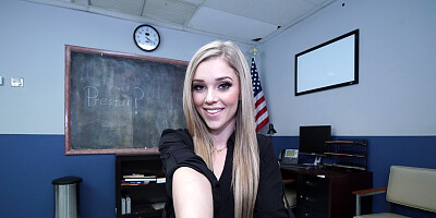 Bubble bum schoolgirl getting fucked by her new daddy