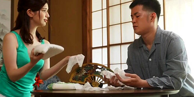 A Foreign Wife Falls Into A Kissing Sexual Intercourse With Her Hated Father-in-Law [Decensored]