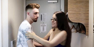 Desirable mate at handjob clip