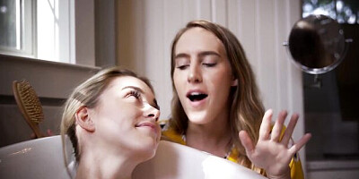 Graceful Cadence Lux and Anny Aurora at lesbian trailer