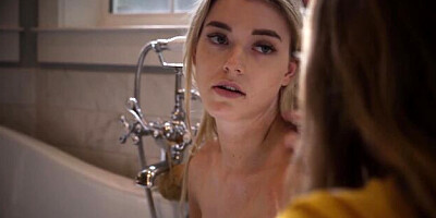 Graceful Cadence Lux and Anny Aurora at lesbian trailer