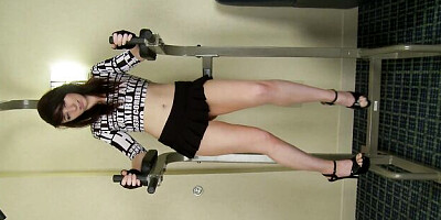 Winsome Dakota's small tits trailer