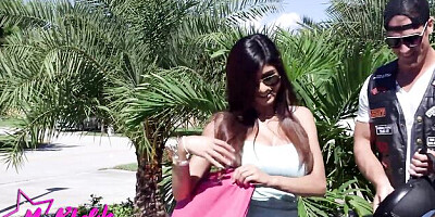 Handjob scene with classy Mia Khalifa from Mia Khalifa