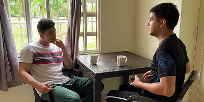 Episode 2. Two stepbrothers and a pussy: as a good housewife I attend care of my husband's stepbrother. How rich he fucks me!