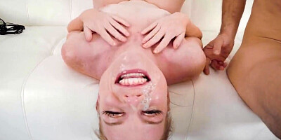 Blondie with a cute smirk is going to get fucked hard