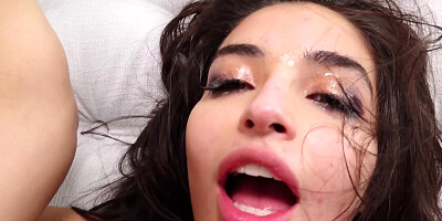 Slender Cutie Roughly Drilled During Sex With Alt Couple