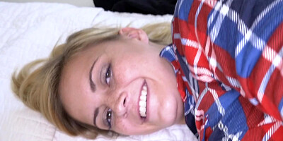 Short haired sweetie enjoys good dicking in POV