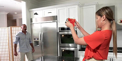 MILF proves her holes are much sweeter than watermelon