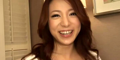 Beautiful Japanese housewife devours a strangers dick