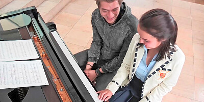 Super cute teen fucked by her horny piano teacher