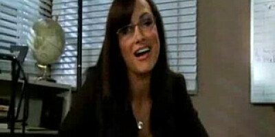 Teacher Lisa Ann Screws a Nasty Spit-Filled Student