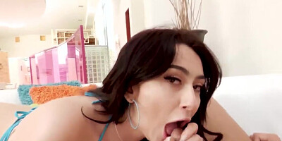 PAWG pornstar Mandy Muse takes a big dick in her asshole