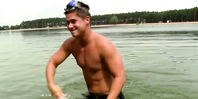 Cutie with round ass Alexis Crystal drilled on the beach from behind