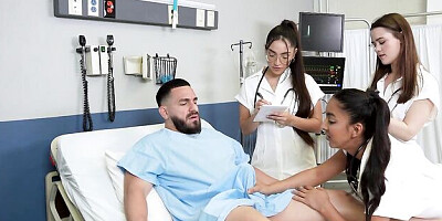 Awesome doggy style fuck with teens Claire Black and Madison Wilde