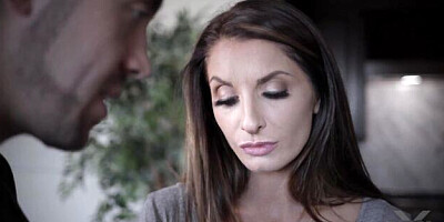 Extravagant Silvia Saige and Dante Colle at mother scene