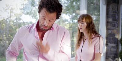 Beauteous Tyler and Alex's blowjob xxx