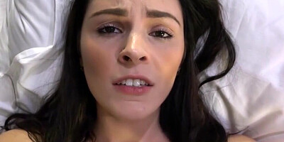 Big Tits Step Sister Didn't Close The Door To Her Room