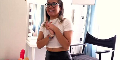 Fulfilling the dreams of an amateur Asian-Spanish babe: Beth Choy becomes a pornstar!