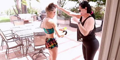 Junoesque Alex Legend and Mackenzie Mace at bts clip