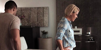 Bendy Helena Locke's cock sucking clip