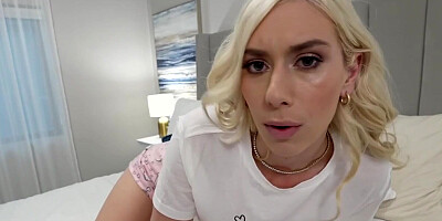 Dad Crush - Pretty Big Titted Teen Blondie Loves Pranking Her Step Father