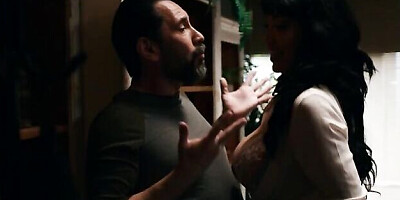 Beautiful hardcore fuck with a busty curvy brunette Little Puck