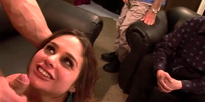 Cuckold Watches His Wife Cathy Heaven Take It Ass to Pussy