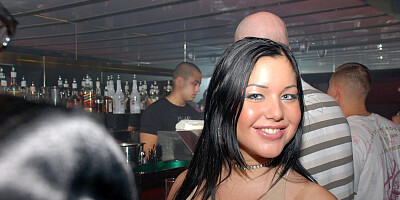 Fashion hottie exposing her half naked body in public