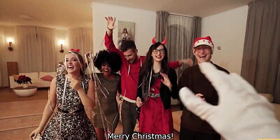 Delightful Ricky Rascal and Selva Lapiedra's xmas xxx