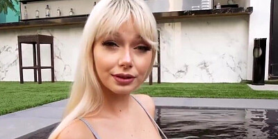 Horny bitch wants to get fucked with her legs spread