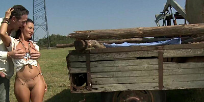 Steve Holmes anal fucks Sandra Romain with his big cock