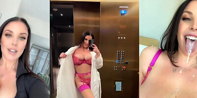 Angela White Gets Her HUGE Tits Titty Fucked By Step Son