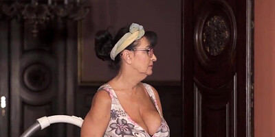 Kinky mommy shows tits and gets fucked with passion