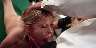 Deeper.com: Blonde haired Jill Kassidy agrees to deepthroat