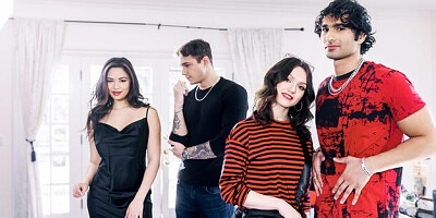 Gracie and Scarlett's big cock scene