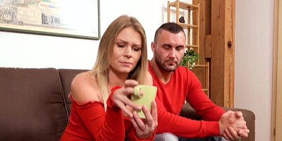 Dude and his preggo wife go through intense cuckolding