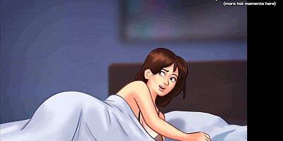 Summertime Saga - Stepmom and Step-Aunty Share Stepson's Cock in a Threesome - #47